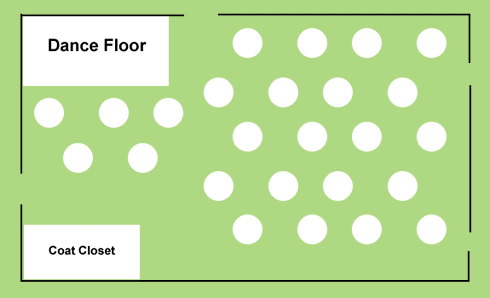 Crooked Creek Golf Club Room Diagram